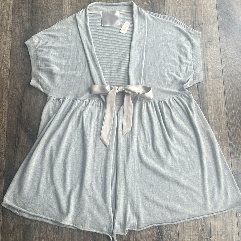 Victoria's Secret Soft Gray Short lightweight Sweater Robe